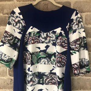 French Connection blue floral dress